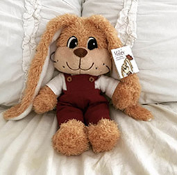 Miles as an adorable, plush stuffed animal!